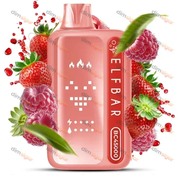 Elf Bar BC45000 Red Raspberry Strawberry (Малина Полуниця)